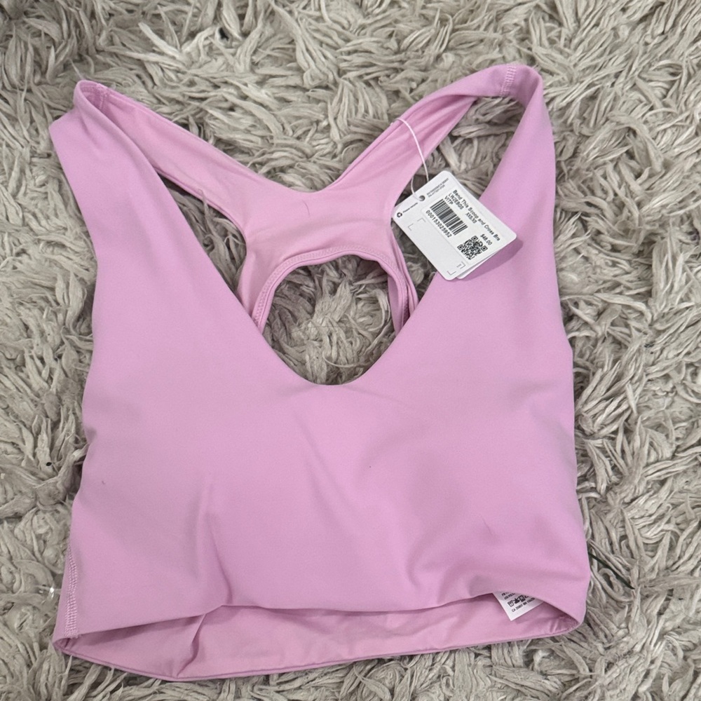 Lululemon Athletica Lavender Racerback Sports Bra